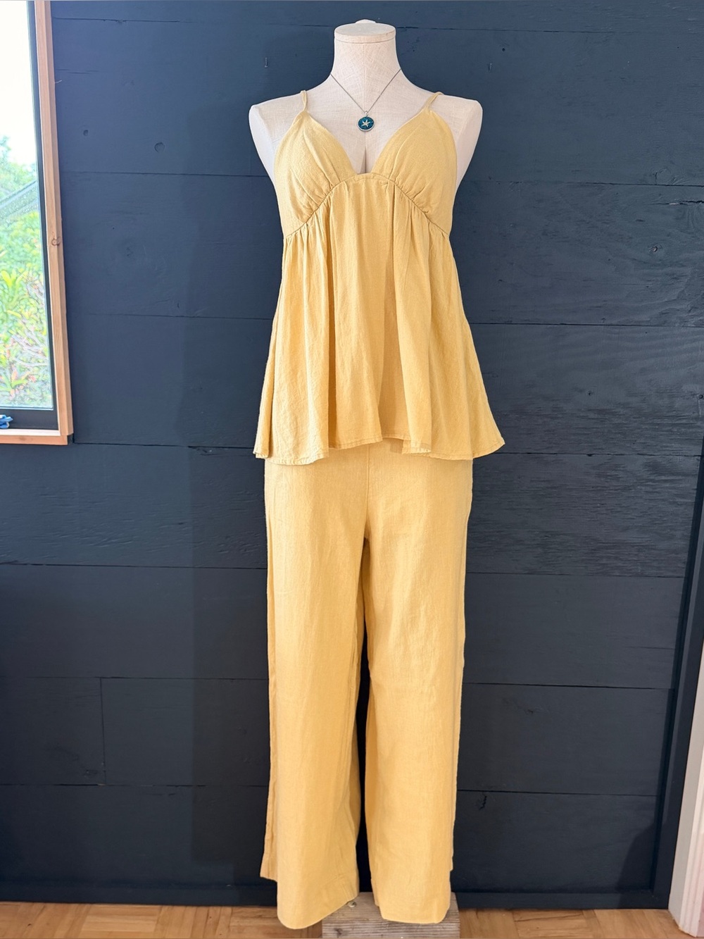 Free People Carmen set, size S long line camisole wide flowy legs so beautiful - Picture 5 of 15